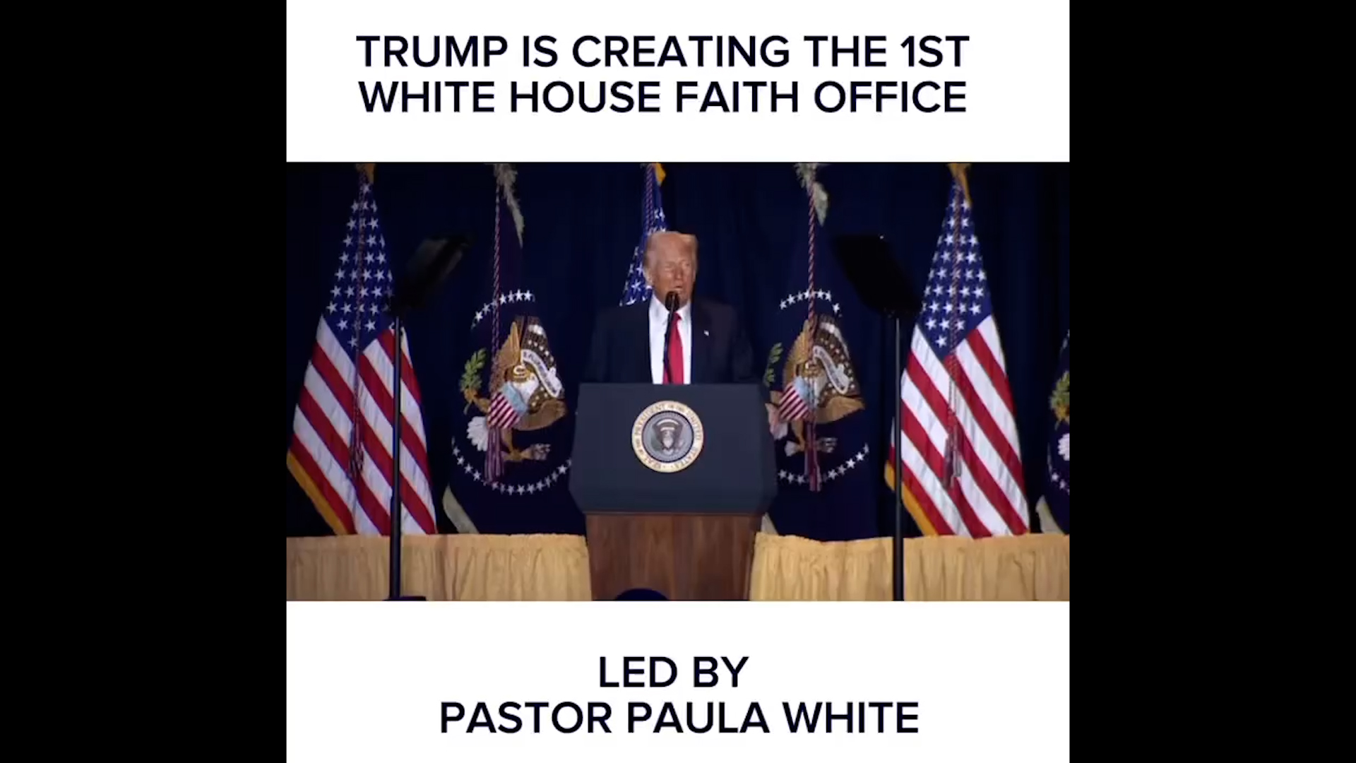 Breaking News: Paula White-Cain to lead White House Faith Office